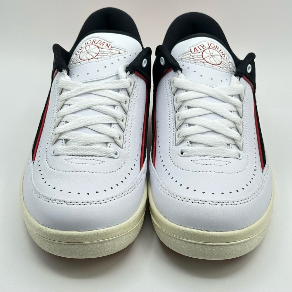 Women’s Jordan 2 Retro Low Chicago Twist Red/ Black Satin FD4849-106 New Sz 8.5 - Picture 3 of 12